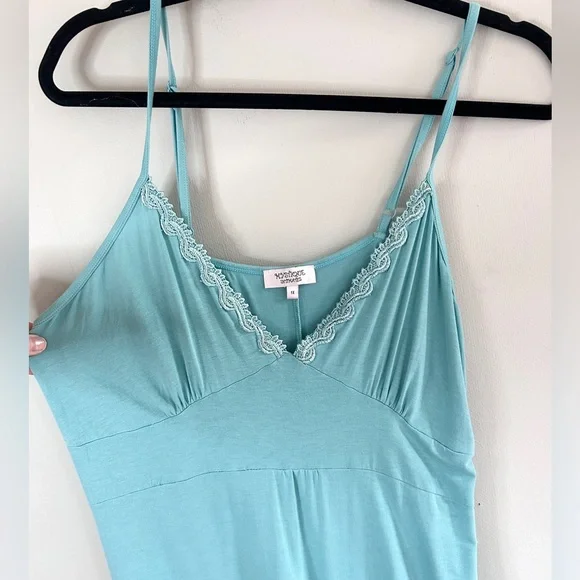Y2K MYSTIQUE INTIMATES Babydoll Lace Trim Cami Slip Dress Chemise Coquette Sz 1X - Picture 6 of 12